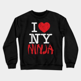 I Love NY Ninja Crewneck Sweatshirt